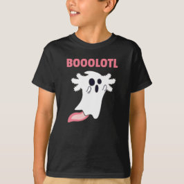 Boo Axolotl Älskare Cute Animals för Halloween T Shirt