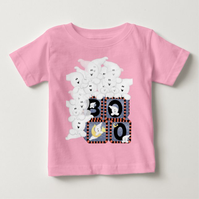 Boo Baby Halloween T Shirt (Framsida)