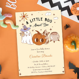Boo Baby Shower a Little Boo är snart klart Inbjudningar