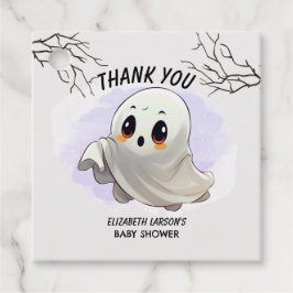 Boo Baby Shower Halloween themed Cute Party Gåvor Etiketter