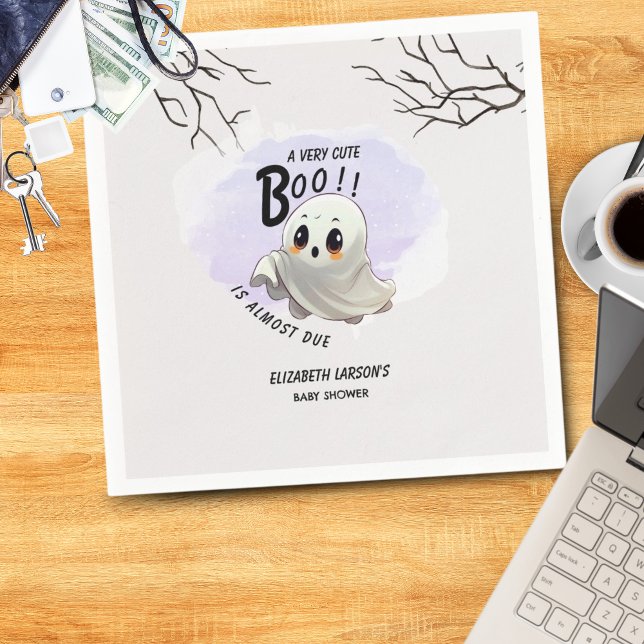 Boo Baby Shower Halloween themed Cute Party Pappersservett (Skapare uppladdad)