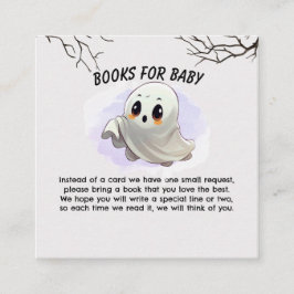 Boo Baby Shower Halloween themed Cute Party Tilläggskort