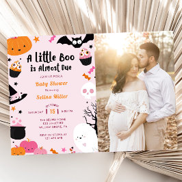 Boo Baby Shower vår lilla boo är snart klar Inbjudningar