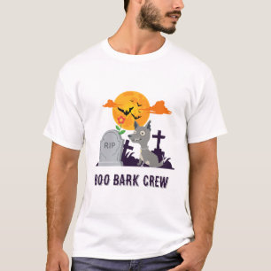 Boo Bark Crew Rolig hund Halloween T Shirt