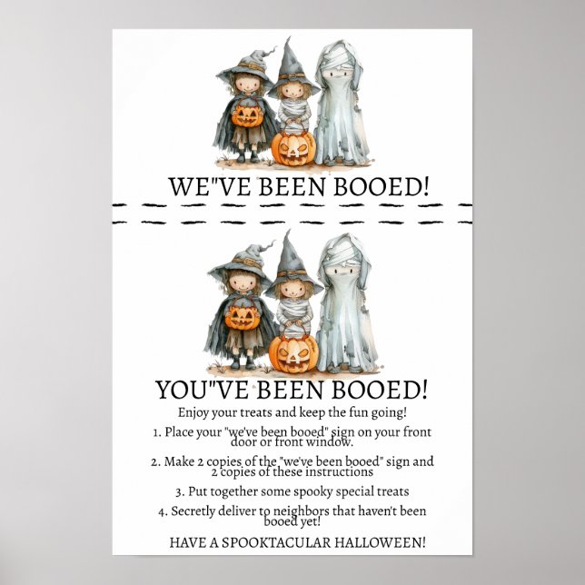 Boo Bash - ett Halloween-överraskande spel Poster (Framsidan)
