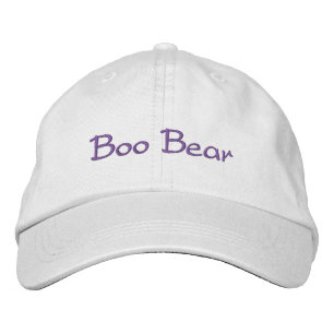 Boo Bear Broderad Keps