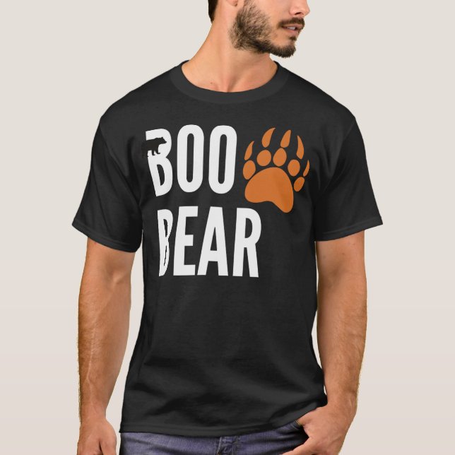 Boo Bear, LGBT Halloween, Bear Halloween, LGBT, sp T Shirt (Framsida)