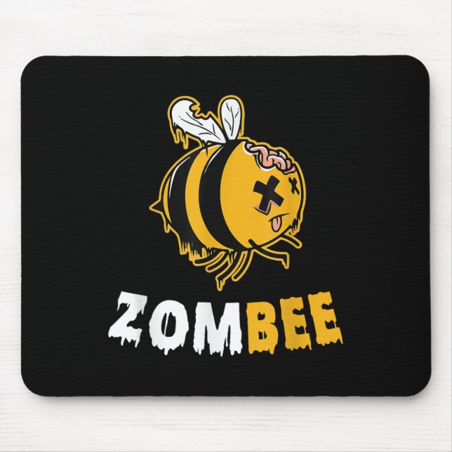 Boo Bee Zombee Zombie Funny Beekeper Halloween Cos Musmatta (Framsidan)