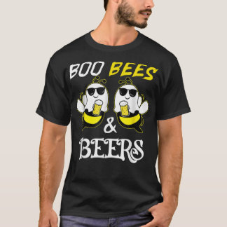 Boo Bees & Beers Couples Halloween Costume T Shirt