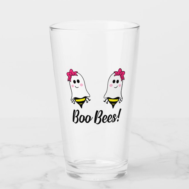 Boo Bees - Breast Cancer Awreness Glaskopp (Framsida)