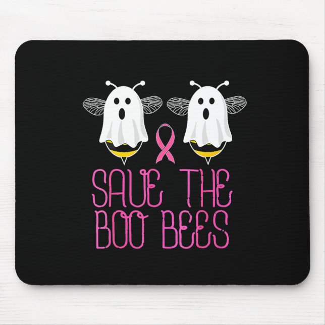 Boo Bees Breast Cancer Halloween Musmatta (Framsidan)