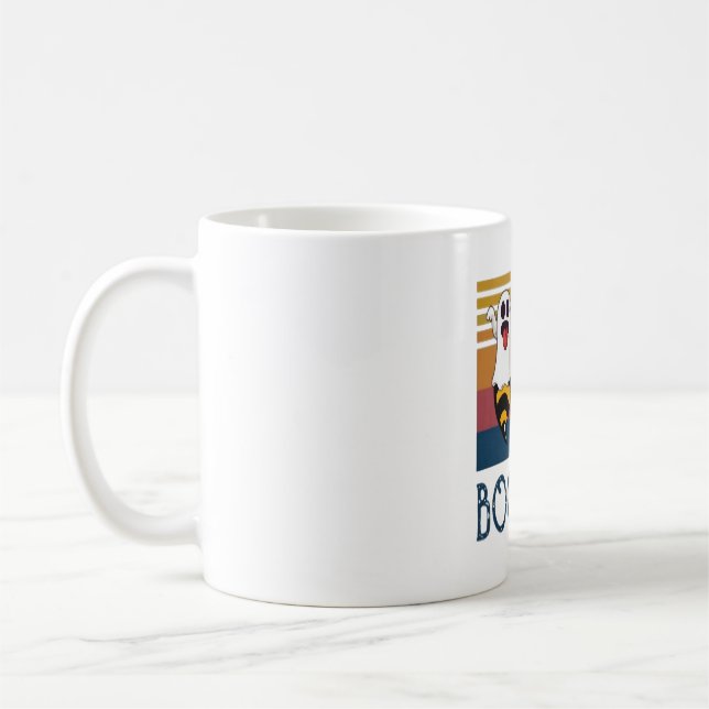 Boo Bees Couple Ghost Halloween-skjorta Kaffemugg (Vänster)