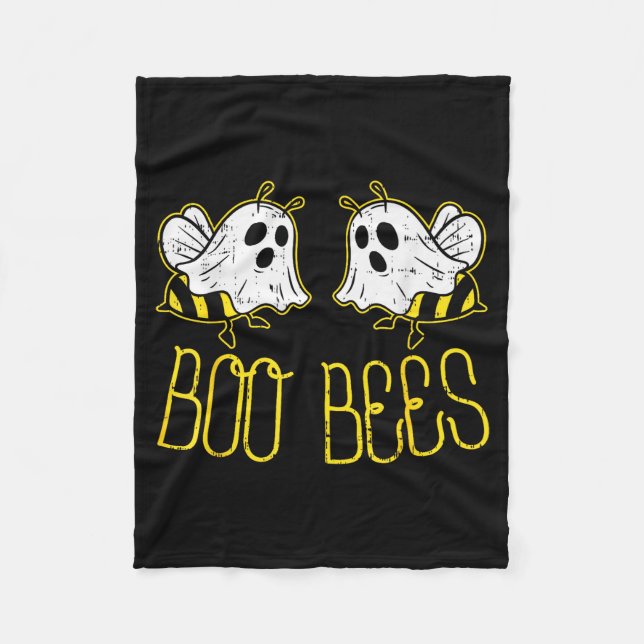 Boo Bees Funny Couples Halloween Costume For Adult Fleecefilt (Framsidan)
