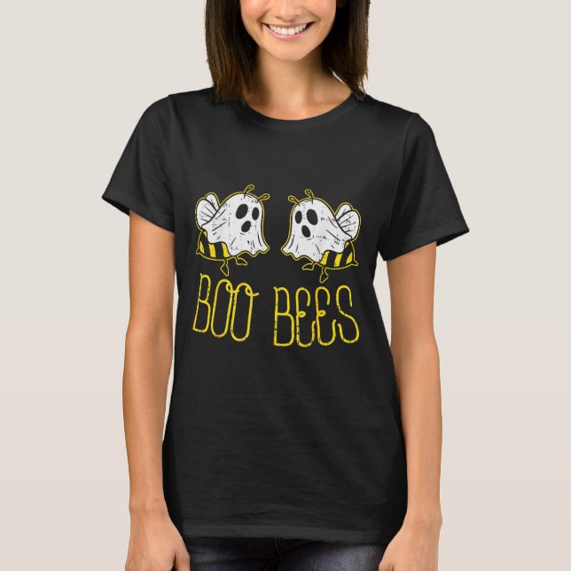 Boo Bees Funny Couples Halloween Costume For Adult T Shirt (Framsida)