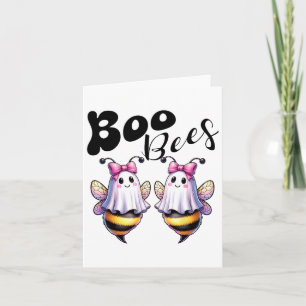 Boo Bees Ghost Bee Halloween Costume Women Funny Kort