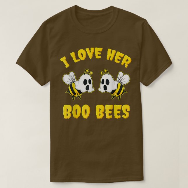 Boo Bees Par Halloween Costume Funny Bees Tee (Design framsida)