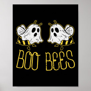 Boo Bees Roligt Par Halloween Costume for Vuxen H Poster