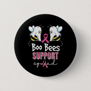 Boo Bees Support Squad Breast Cancer i oktober Knapp