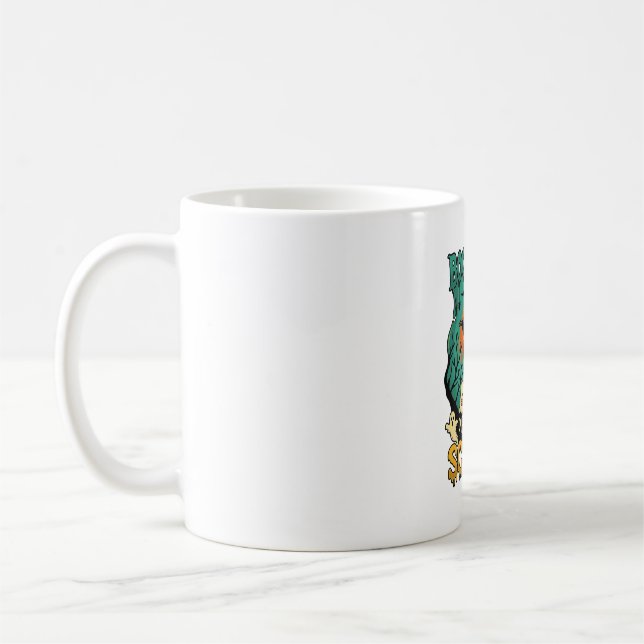 Boo Berry Pie Glass Iscream Pumpa Scarecrow Hallow Kaffemugg (Vänster)