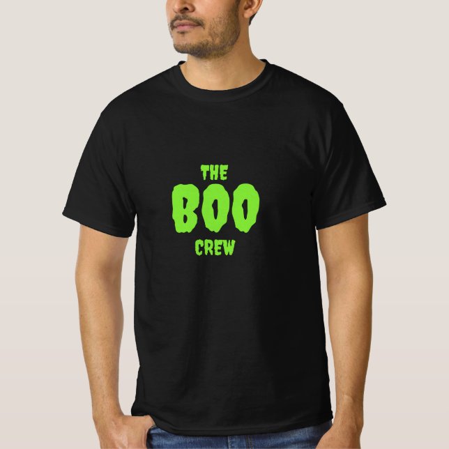 BOO-besättningen, Grönt på Black T Shirt (Framsida)