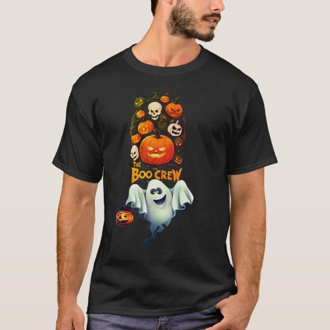 Boo-besättningen Halloween T Shirt (Framsida)