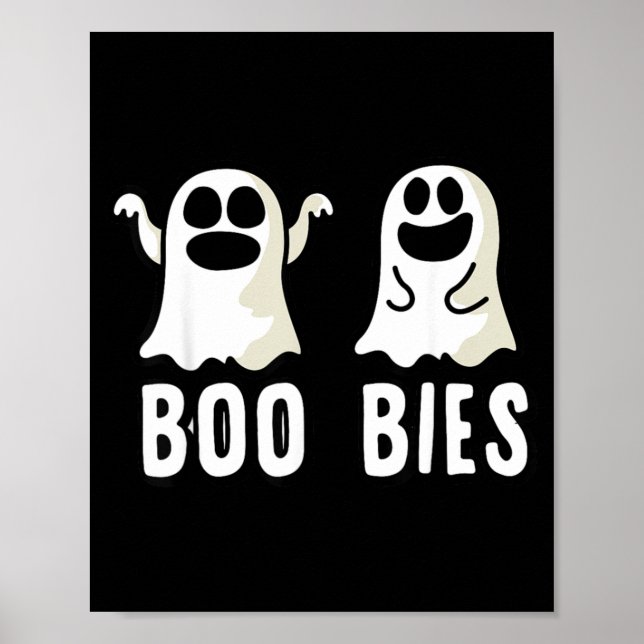 Boo-bies spöke rolig Halloween Poster (Framsidan)
