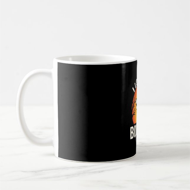 Boo Bina Halloween Spökbi Rolig Design_1 Kaffemugg (Vänster)
