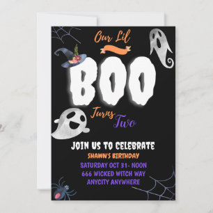 Boo Birthday-inbjudan