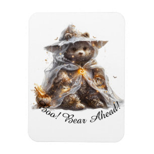 Boo! Björnhäst! Nalle. Ghost Teddy Magnet