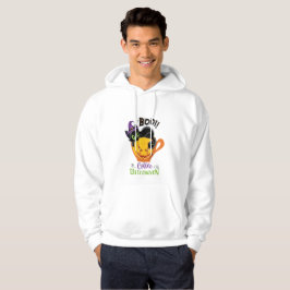 Boo Black Cat, Scary Pumpkin Coffee Halloween Hoodie
