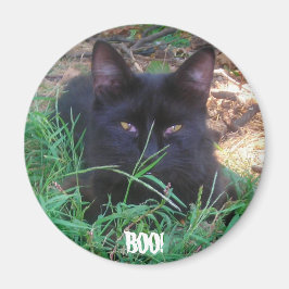 BOO! BLACK KATTUNGE MAGNET