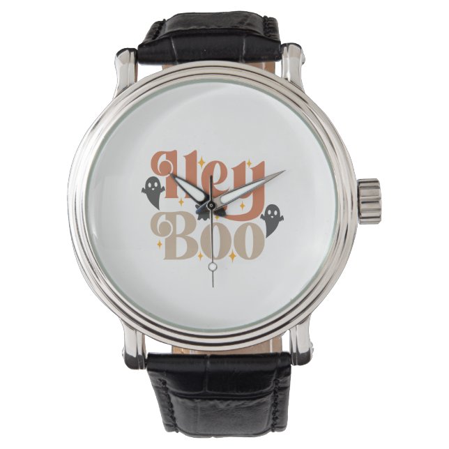 Boo Boho Halloween Hej Boo Ghost Armbandsur (Framsida)