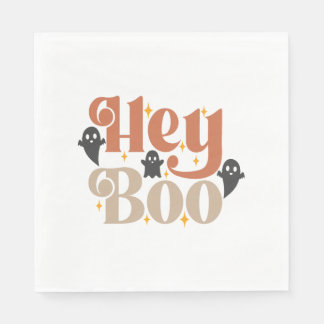Boo Boho Halloween Hej Boo Ghost Pappersservett
