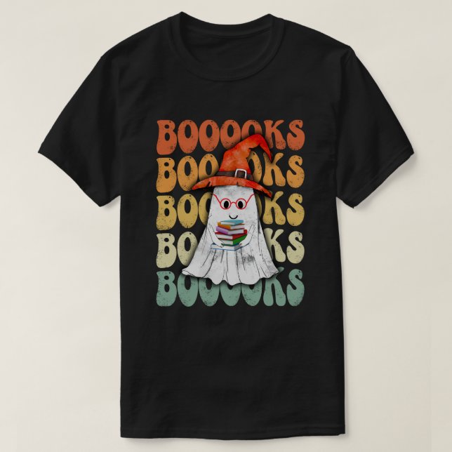 Boo Bokar Reading T Shirt (Design framsida)