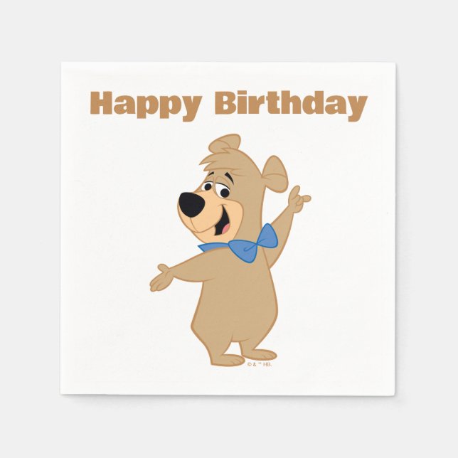 Boo-Boo Bear Arm Wide Pappersservett (Framsidan)