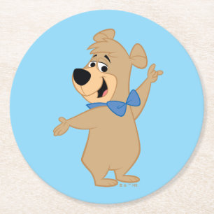 Boo-Boo Bear Arm Wide Underlägg Papper Rund