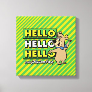 Boo-Boo Bear Hej Hej Hej from Jellystone Canvastryck