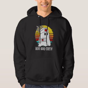 Boo Boo Besättning Sjuksköterska Halloween Spöke K Hoodie