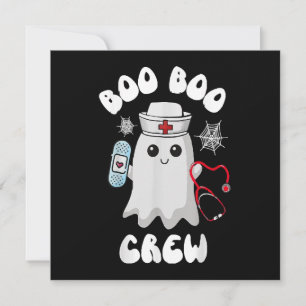 Boo Boo Besättning Söt Sjuksköterska Spöke Rolig H