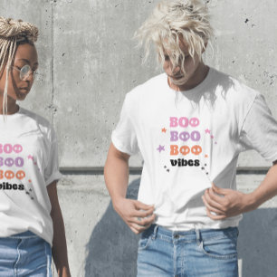 BOO BOO BOO Halloween Graphic T Shirt