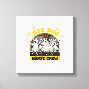 BOO BOO CREW CLASSIC SJUKSKÖTERSKA HALLOWEEN T-SHI CANVASTRYCK
