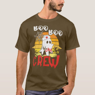 Boo Boo Crew CNA Ghost Nurse Costume Girls Funny H T Shirt