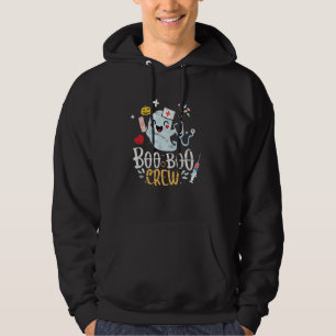 Boo Boo Crew - Doktor Halloween Costume Nurse Ghos Hoodie