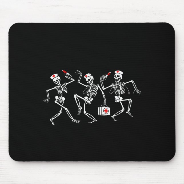 Boo Boo Crew Funny Dancing Skeleton Nurse Squad Ha Musmatta (Framsidan)