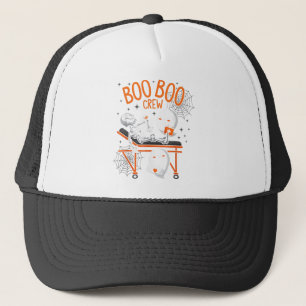 Boo Boo Crew Ghost Doktor Sjukvårdare EMT Nurse Ha Keps