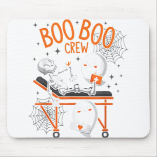 Boo Boo Crew Ghost Doktor Sjukvårdare EMT Nurse Ha Musmatta