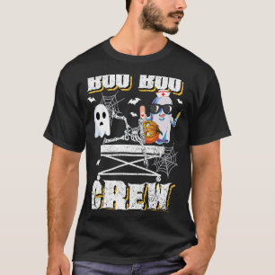 Boo Boo Crew Ghost EMS EMT Sjukvårdare Nurse HallS T Shirt