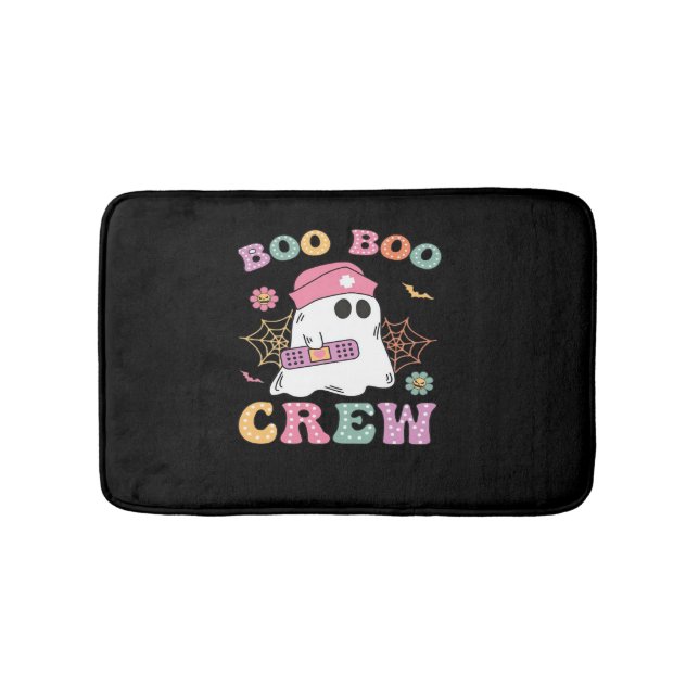 Boo Boo Crew Ghost Nurse Classic T-Shirt Badrumsmatta (Framsidan)