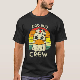 Boo Boo Crew Ghost Nurse Halloween 2021 Nursing Cu T Shirt