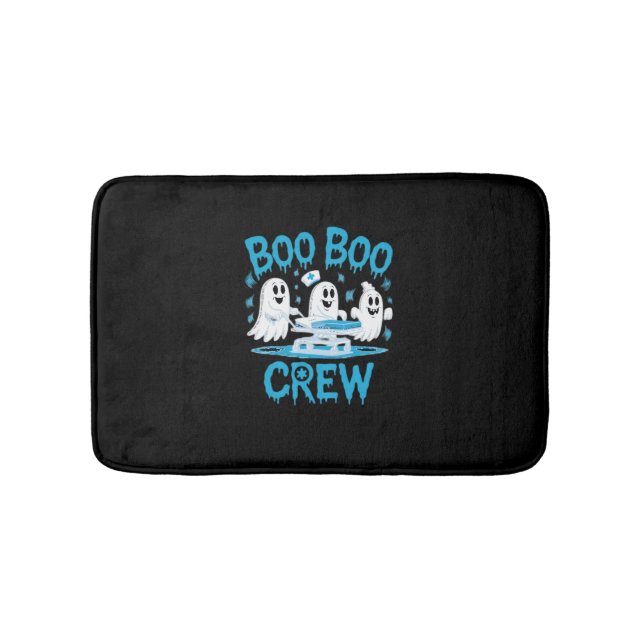 Boo Boo Crew Ghost Sjukvårdare Nurse Halloween Ess Badrumsmatta (Framsidan)